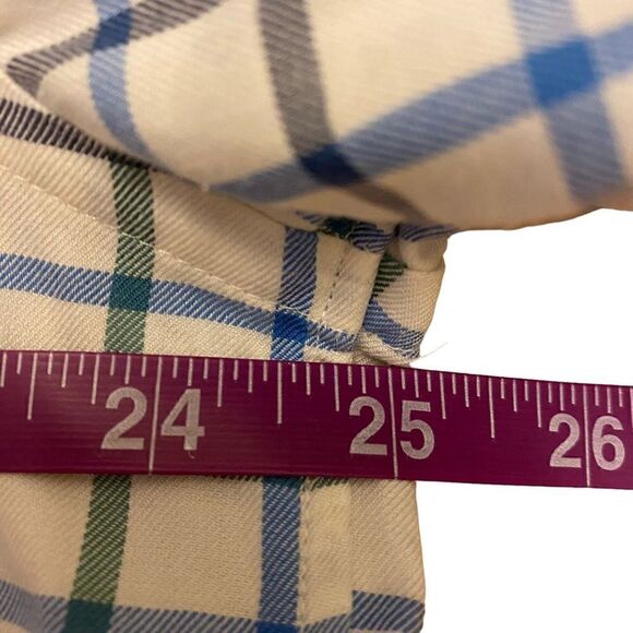 Vineyard Vines White and Blue Long Sleeve Murray Button Down Shirt Sz L - Picture 12 of 14